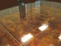 stained concrete